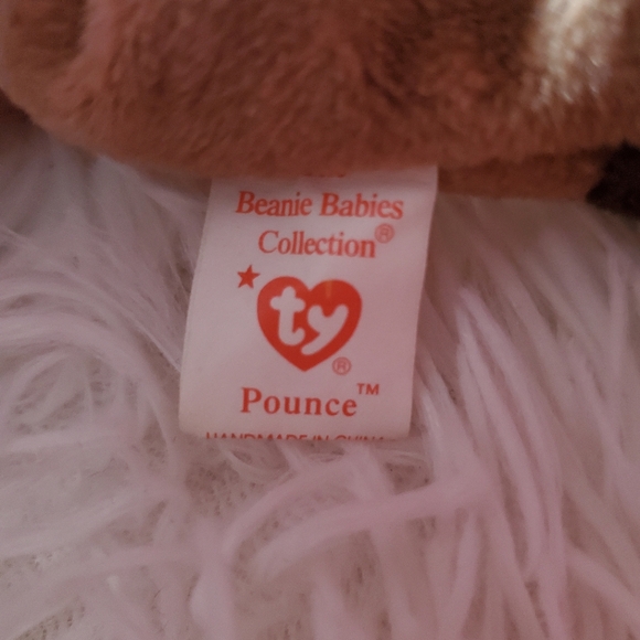 TY Beanie Baby Pounce The Cat 1997 - Picture 6 of 8
